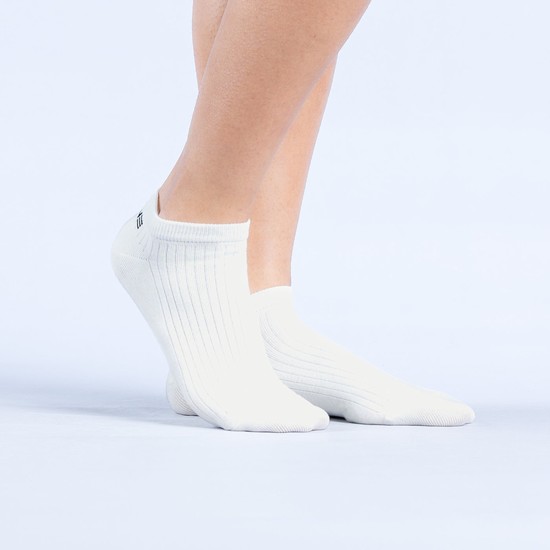 Calcetines Dfyne Revive Ankle 3pk Mujer Blancos | ASBJ18064