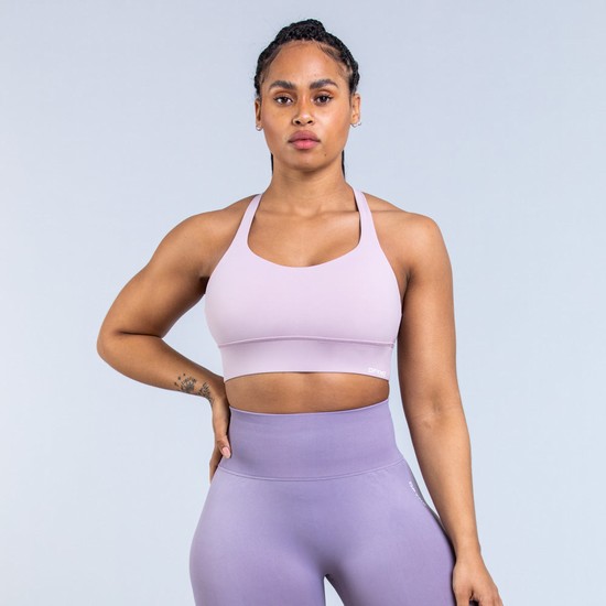 Sujetadores Deportivos Dfyne Origin Medium-Support Mujer Morados | HFJM56834